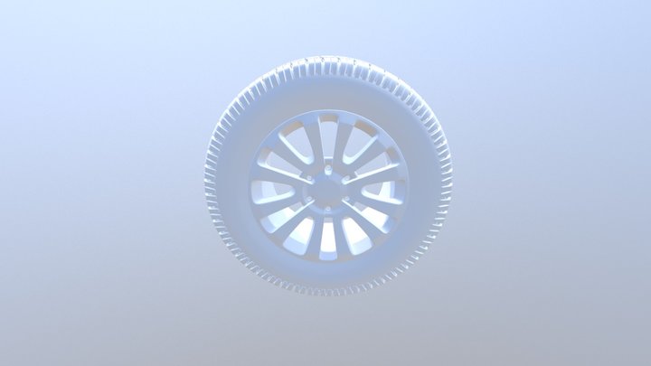 Modeling A Wheel 3D Model