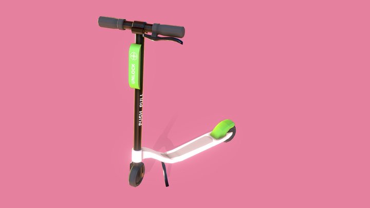 Welcome Easter Island : Scooter 3D Model