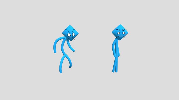 Diamond Man 3D Model