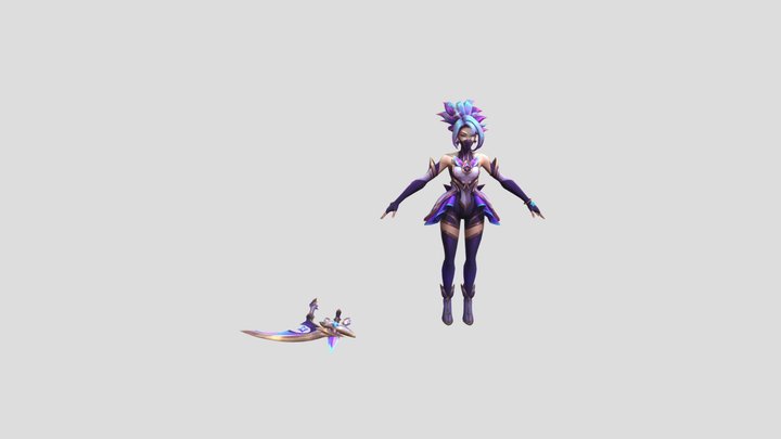 star_guardian_akali 3D Model