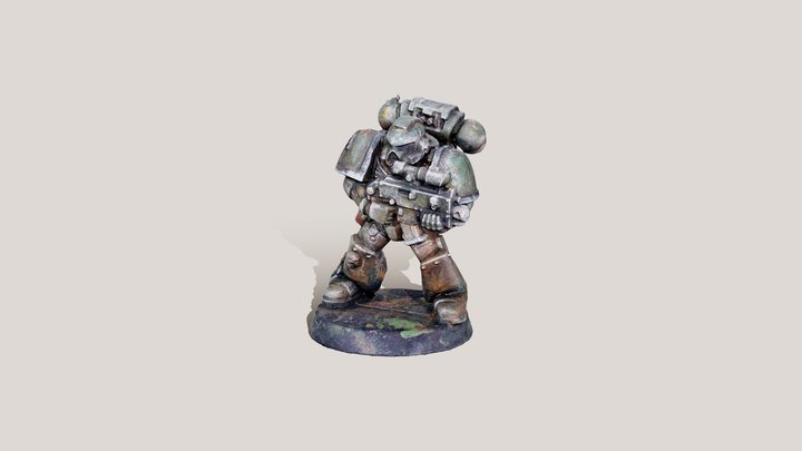 Warhammer Figurine 3D Model