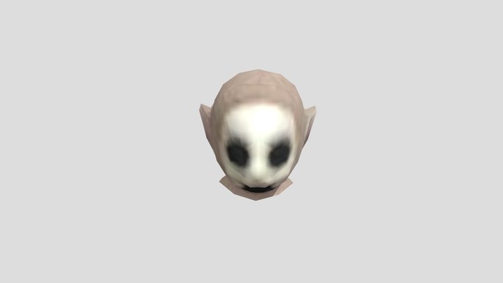 Newborn head  Slendytubbies 3D Model