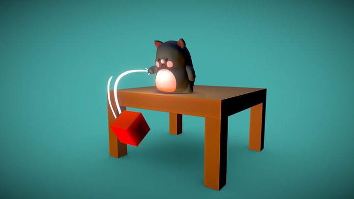 Cat Physics - 3December2019 Physics 3D Model