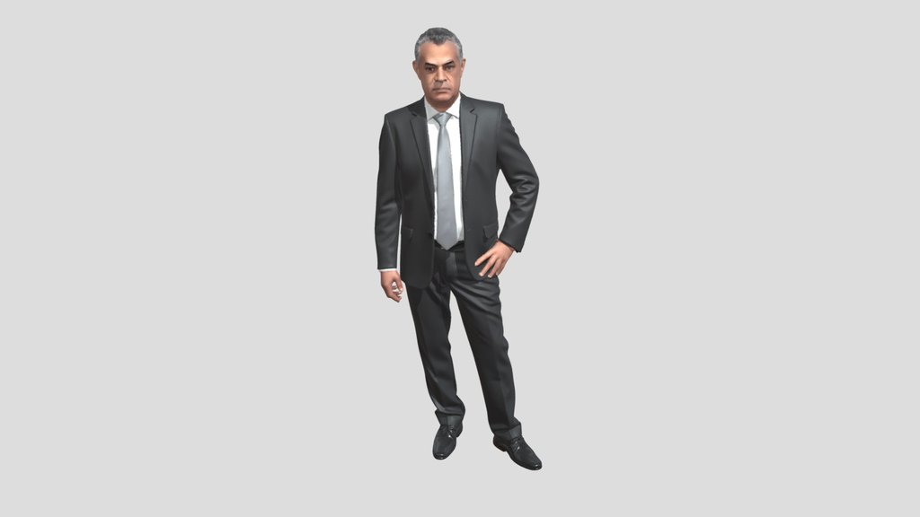 Executive In A Gray Suit
