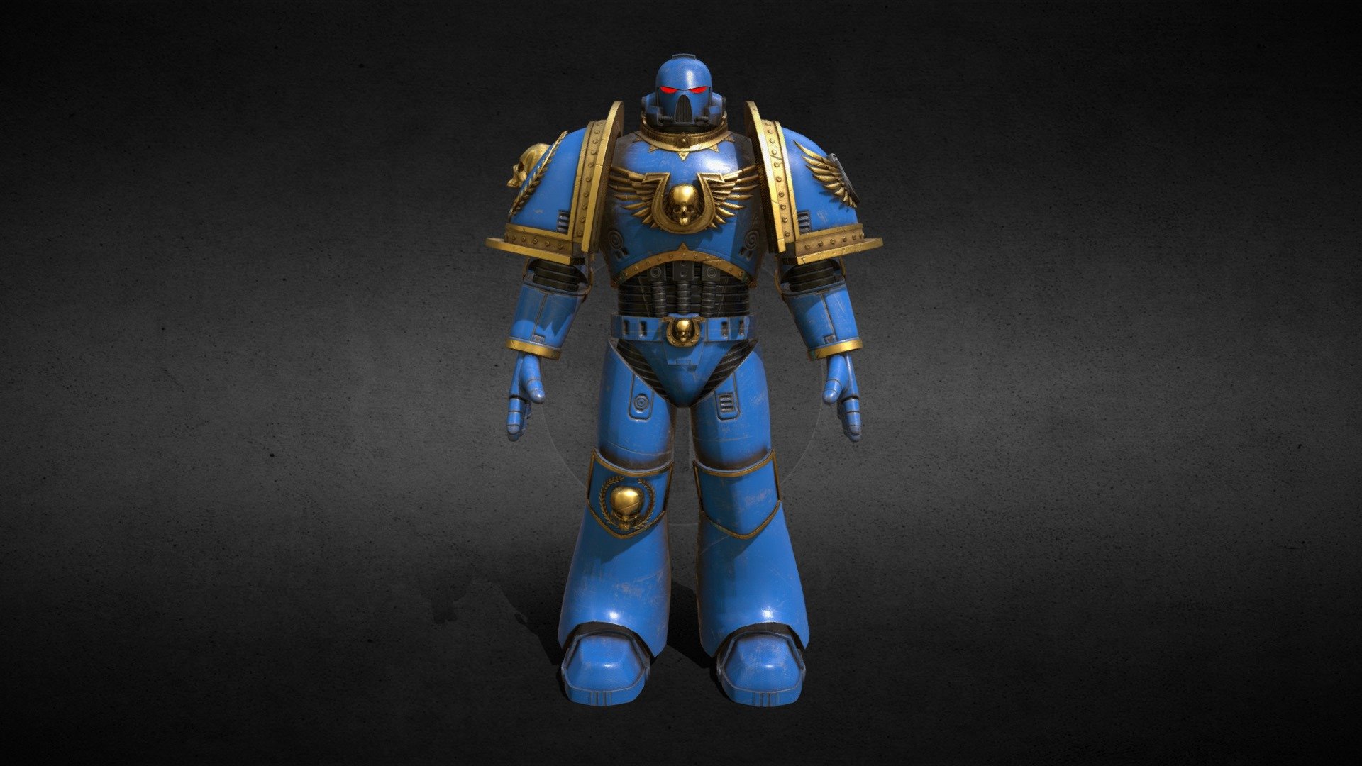 Captain Titus of the Ultramarines | FanArt - 3D model by Pankaj ...