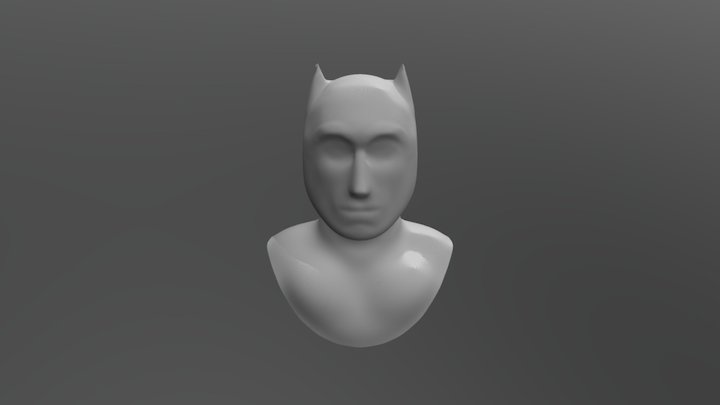 Batman Sketch 3D Model