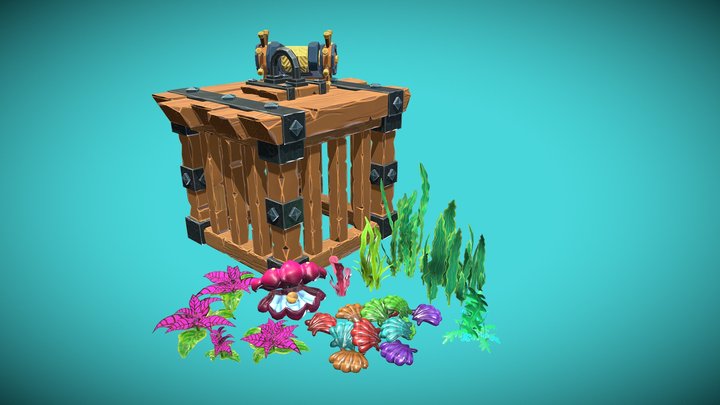 Collectables and Foliage 3D Model
