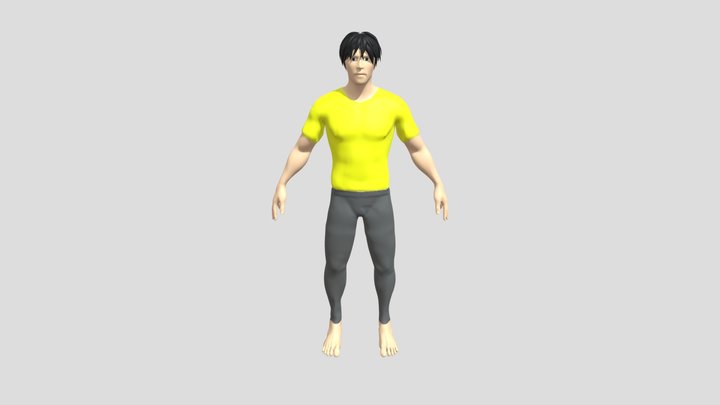 Male character 3D Model