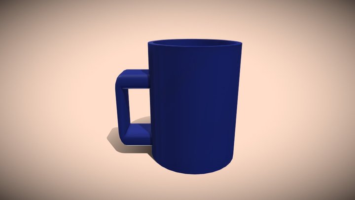 Blue Mug – Modelo 3D gratuito STL