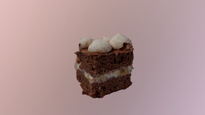 Meringue Cake 3D Model