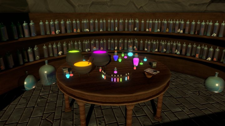 Potions Classroom 3D Model