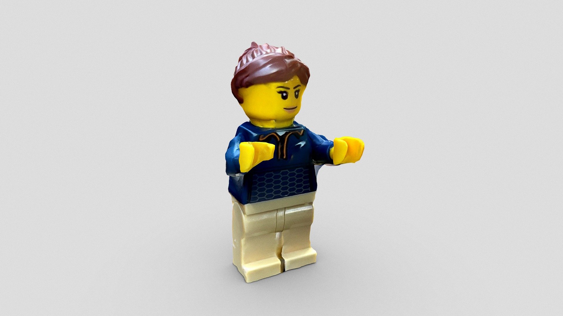 LEGO Minifigure 3D model + PBR Textures