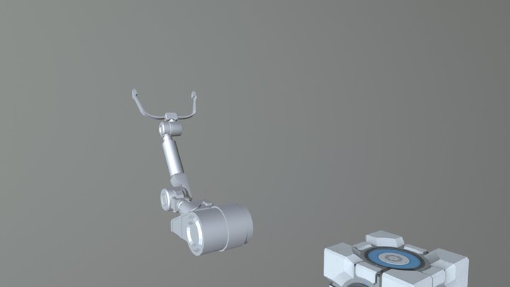 Portal 2: Arm picks up a box 3D Model