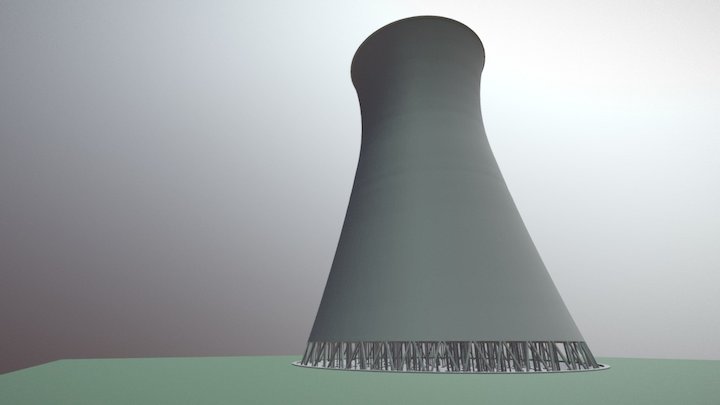 Cooling Tower 3D Model