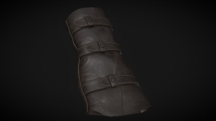 Leather Glove 3D Model