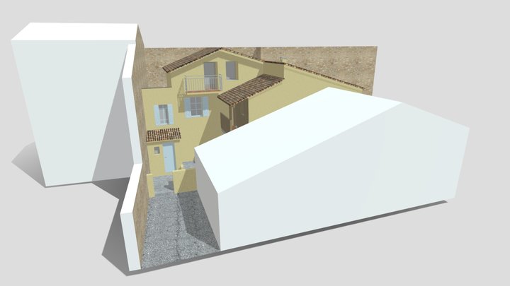 Pradines_existant 3D Model