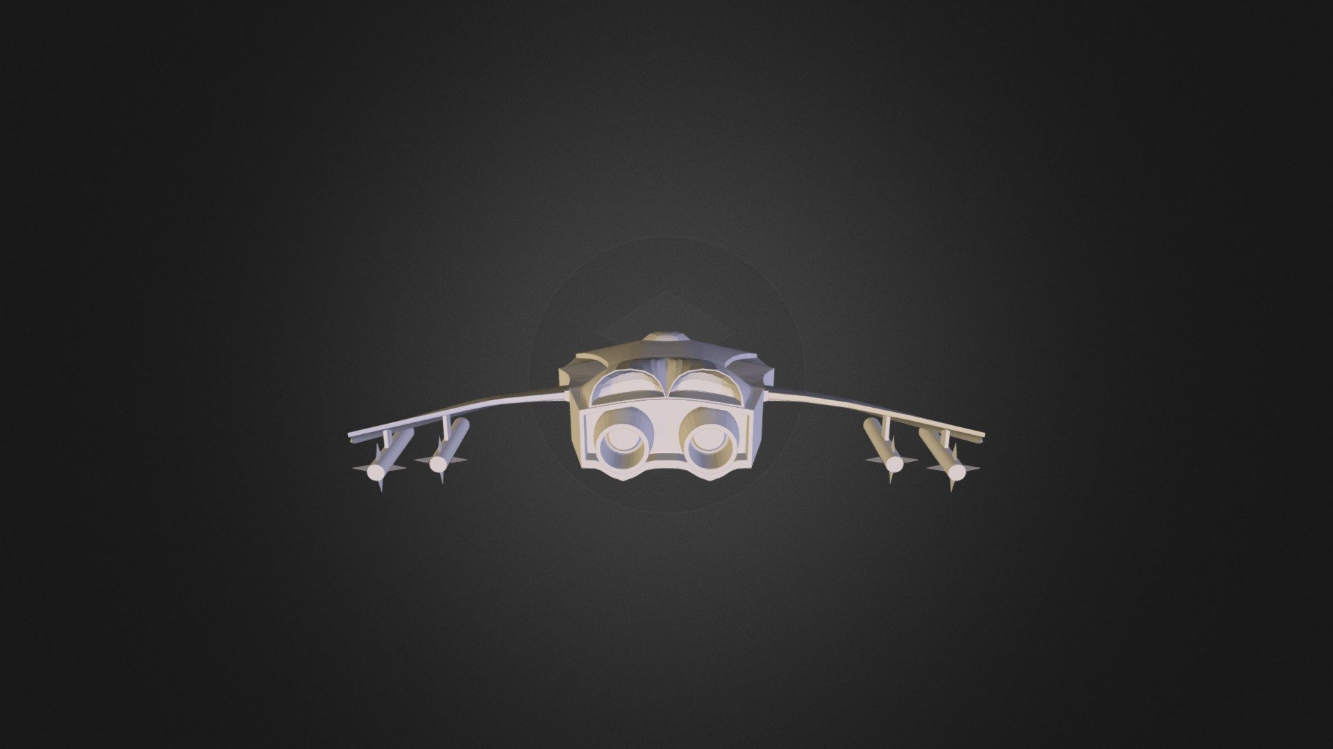 602327 Sci Fi Gunship