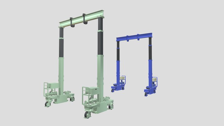 TADANO油圧門型リフターTB-36 3D Model
