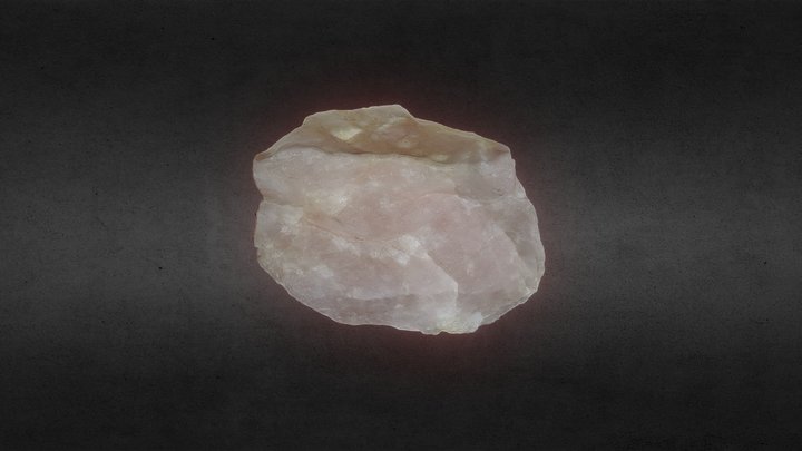 Rose Quartz 3D Model