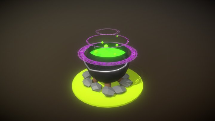 SpellCauldron 3D Model