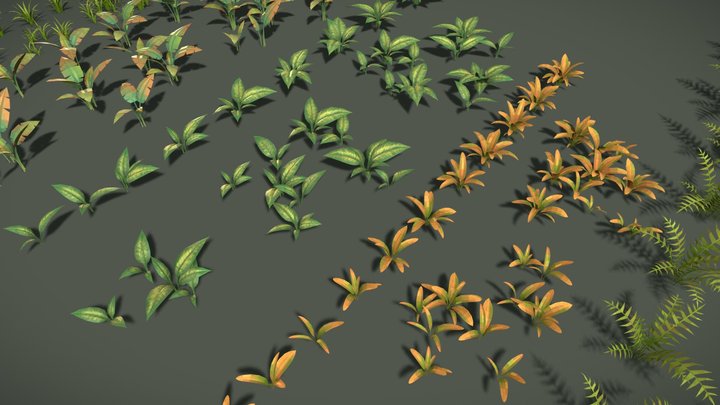Nature Grass 3D Model