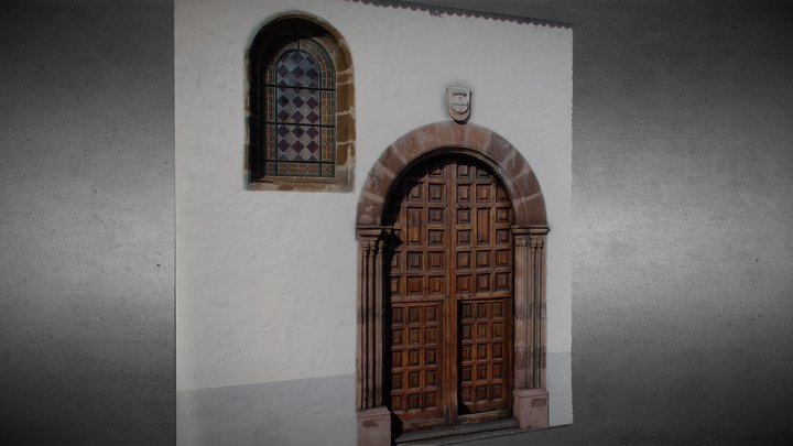 Puerta (1) Monasterio Santa Catalina, Tenerife. 3D Model