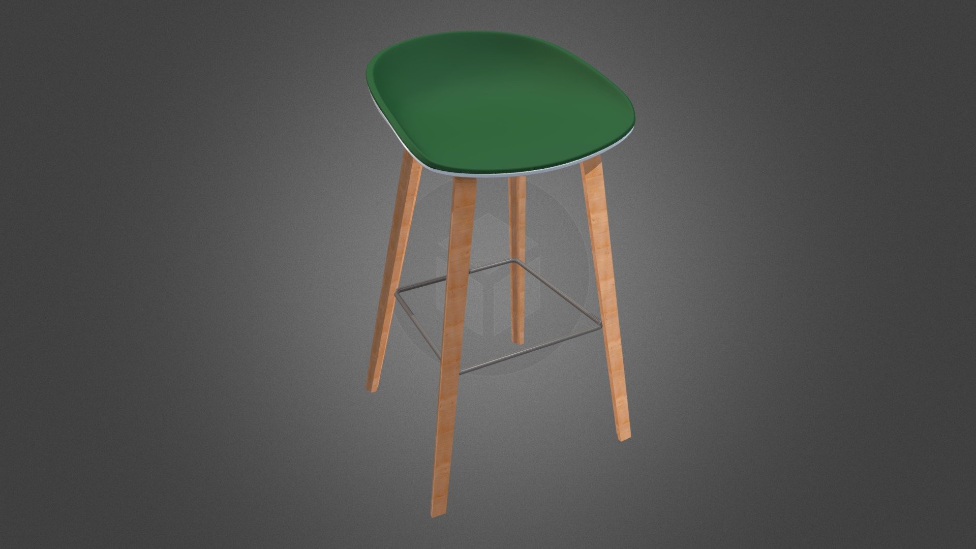 Kitchen Green Bar Chair