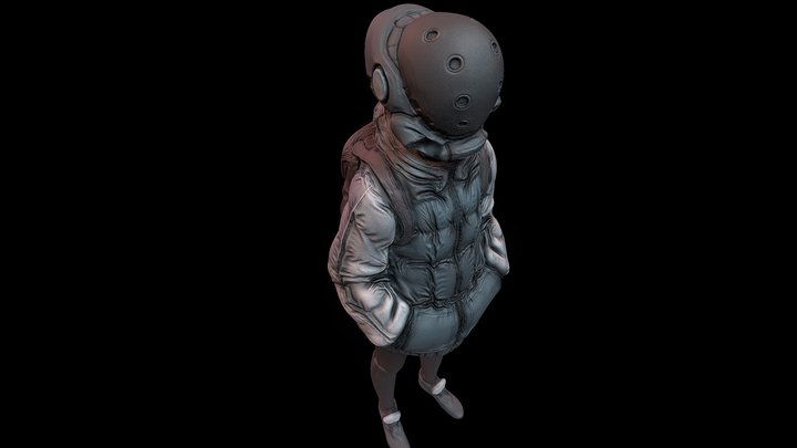 Cyborg 3D Model