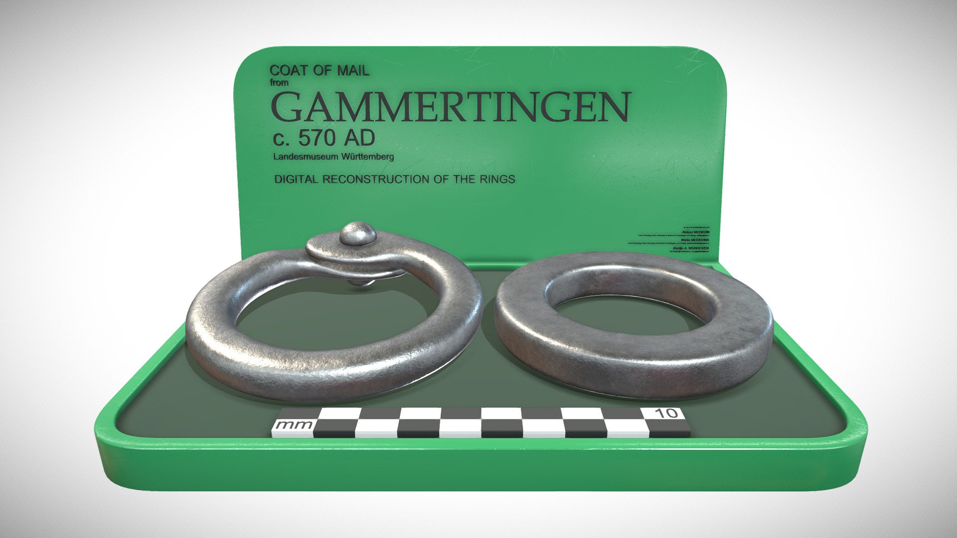 Armour from Gammertingen: 3D reconstruction