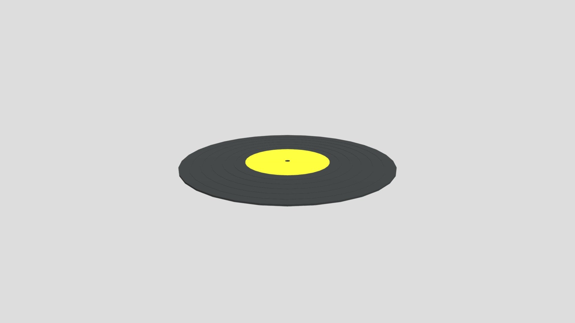 Vinyl record from Poly by Google — Sketchfab embed 3D viewer