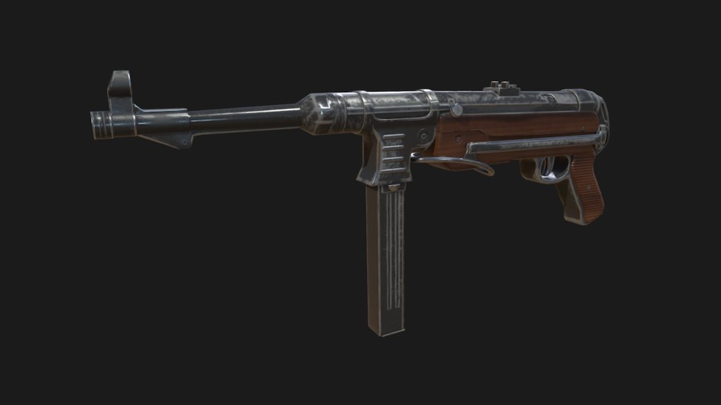 MP40 - 3D model by petrmaxa [ecd3d30] - Sketchfab