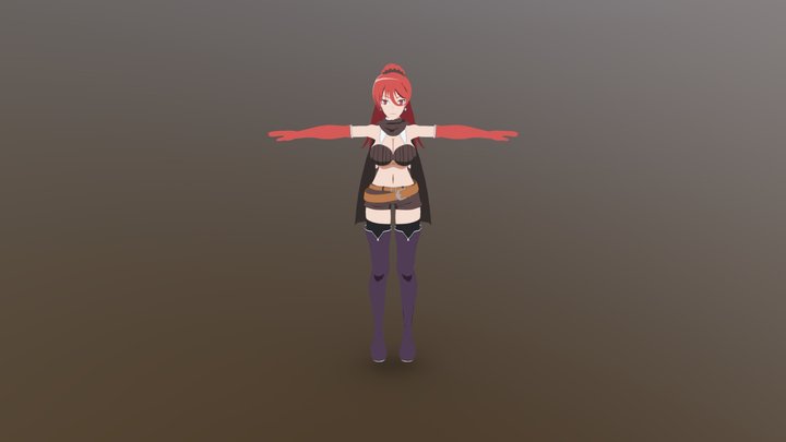 Maya Ikusaba - Isekai One Turn Kill Nee-san 3D Model