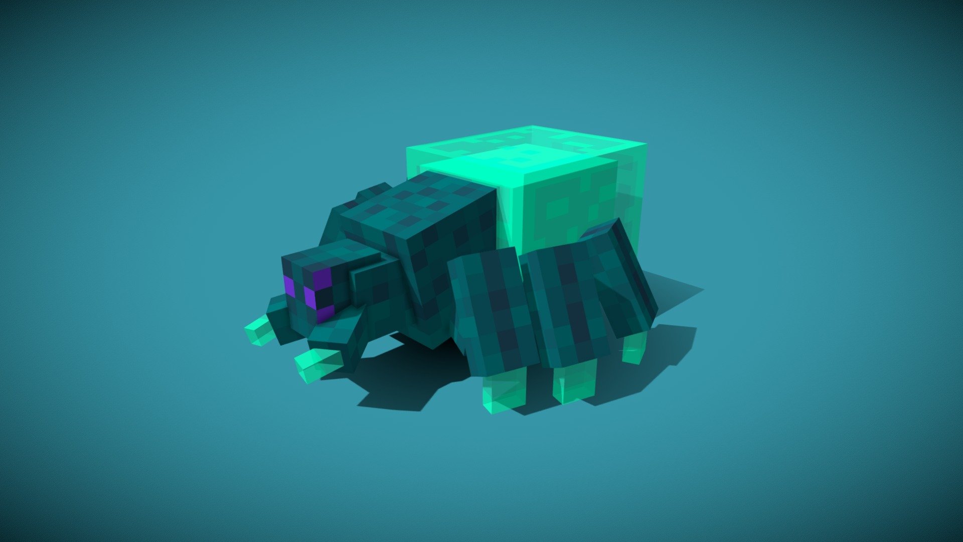 ArtStation - Minecraft Slime 3D