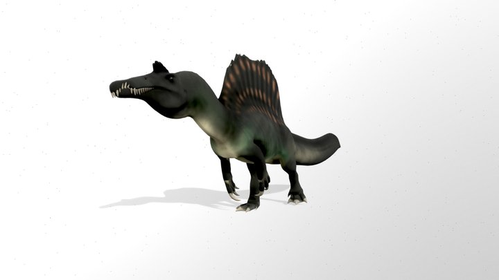 Walking Spinosaurus Aegypitacus – Kostenloses 3D-Modell STL