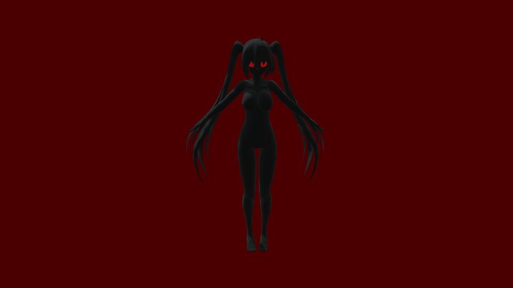 Slender Fortress - Shadow Miku 3D Model
