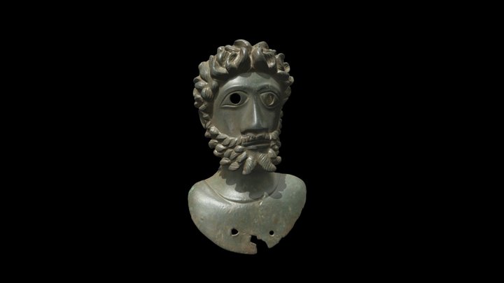 Ryedale Roman Hoard: Bust of Marcus Aurelius 3D Model