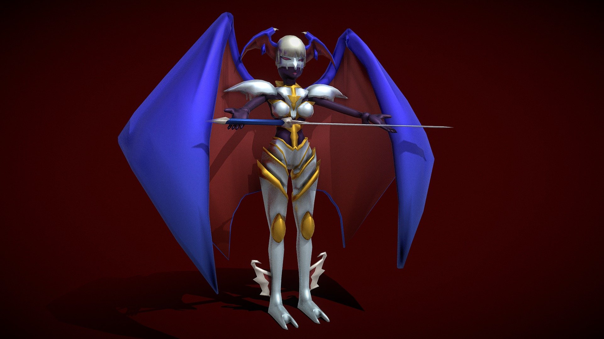 Ddd Oracle King Darc Yugioh Buy Royalty Free 3d Model By Yanez Designs Yanez Designs 3891