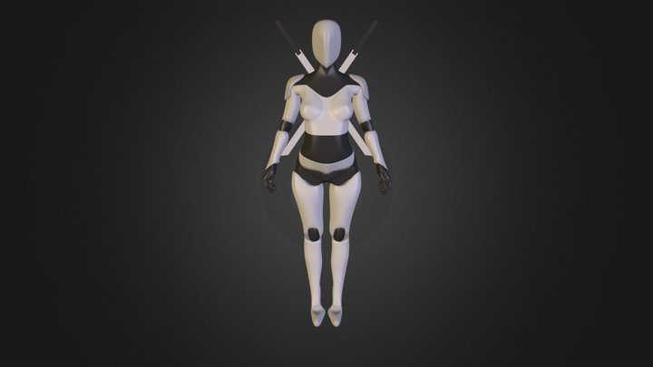 Heroine For Animator 3D Model
