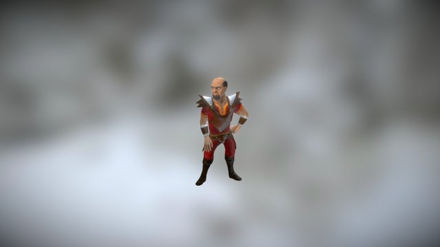 King Animated School Project 3D Model