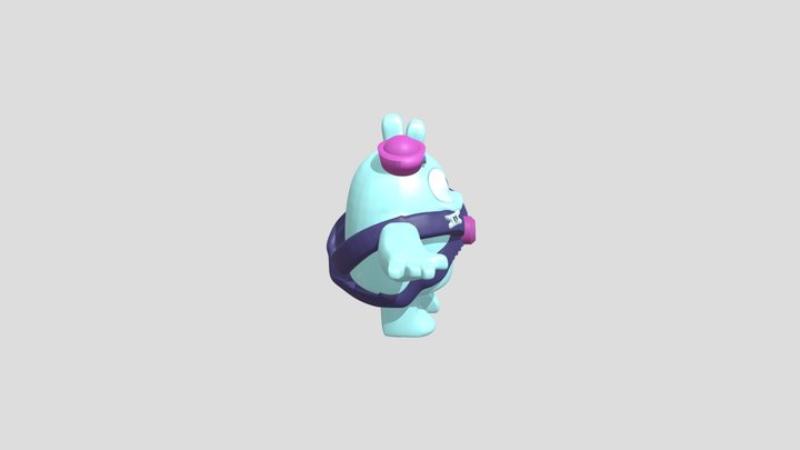 Squeak Brawl Stars 3D Model