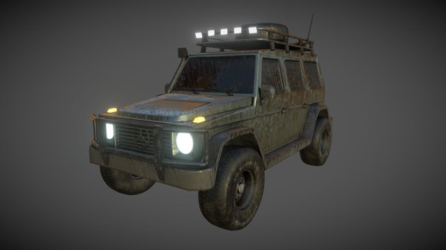 Mercedes G550 Materials Show 3D Model