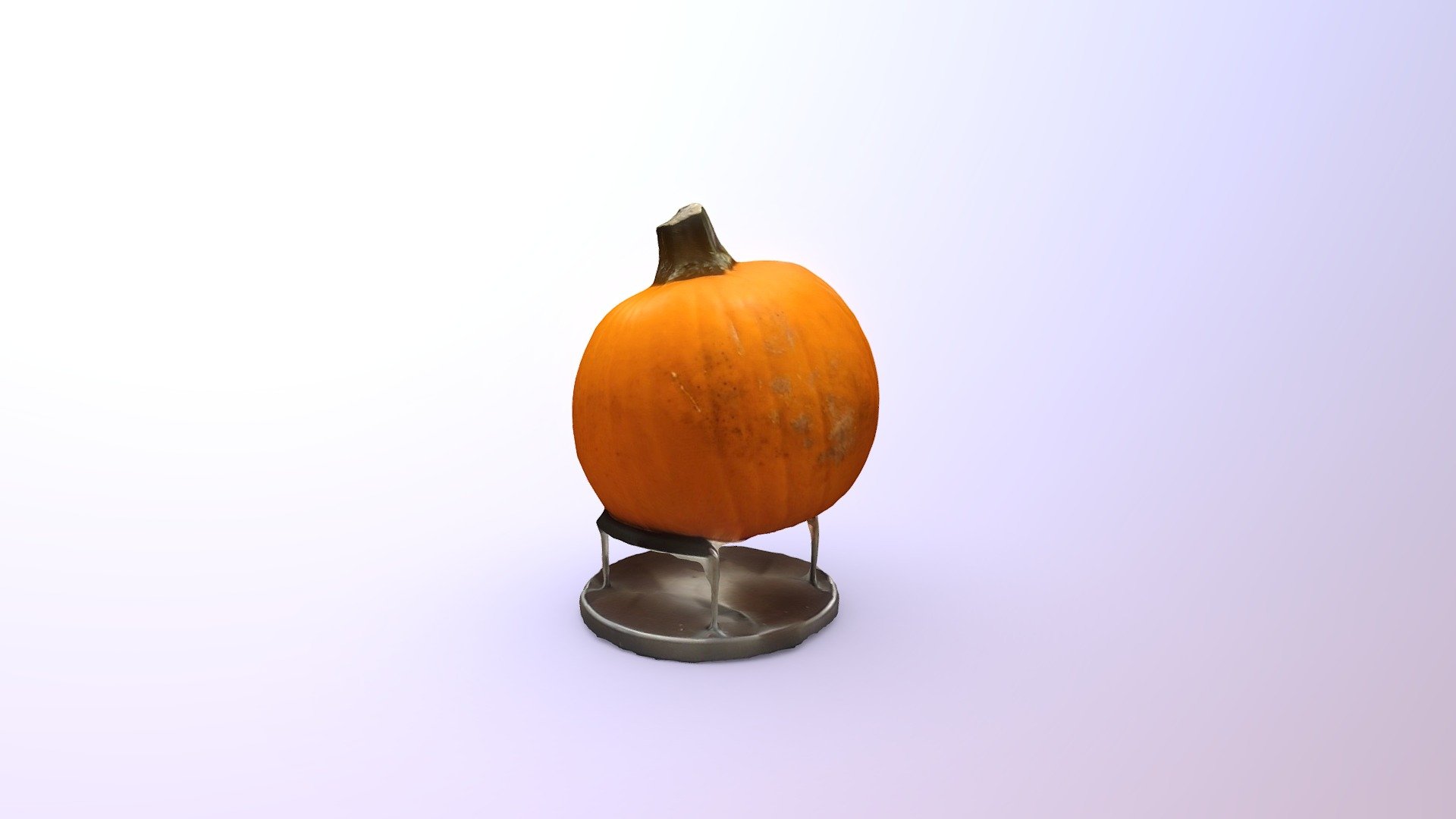 Sugar Pumpkin on a coaster rack — Sketchfab embed 3D viewer