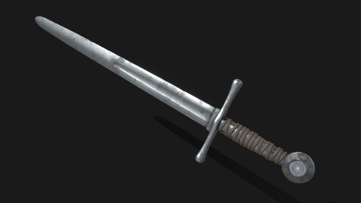 medieval sword 3D Model
