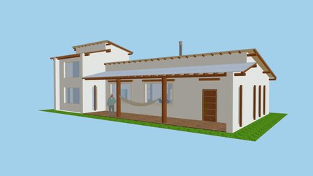 Casa - Con anexo 3D Model
