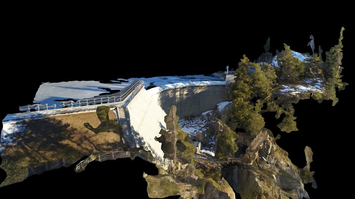 Barrage Du Boréon 3D Model