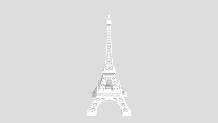 Eiffel Tower model 3D Model