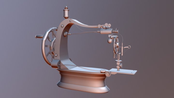 Sewing Machine Concept 3D Model