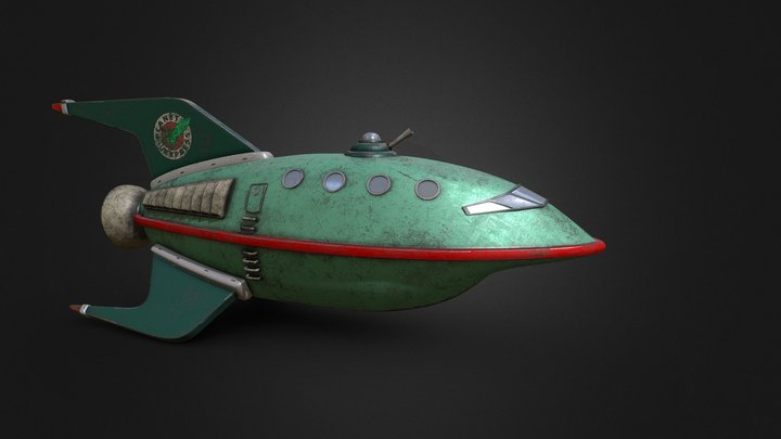Futurama Spaceship 3D Model