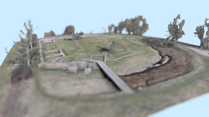 Søborg Castle Ruin - Søborg Slotsruin 3D Model