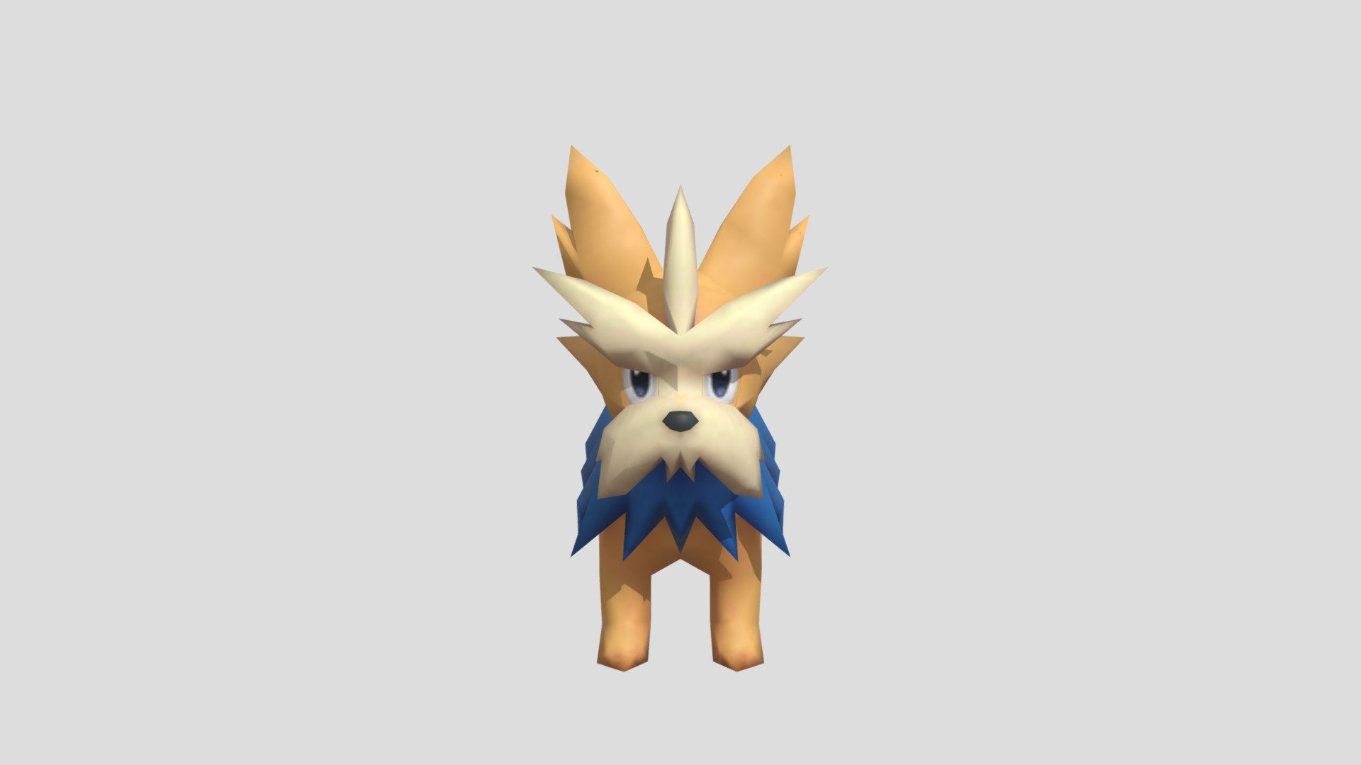3DS - Pokemon Super Mystery Dungeon - 507 Herdie — Sketchfab embed 3D viewer